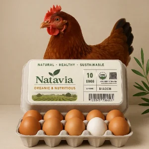 Œufs de Poule Frais – Calibrés et Sains, Prêts à Consommer