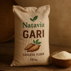 Gari Traditionnel – Manioc Séché et Granulé, Prêt à Consommer